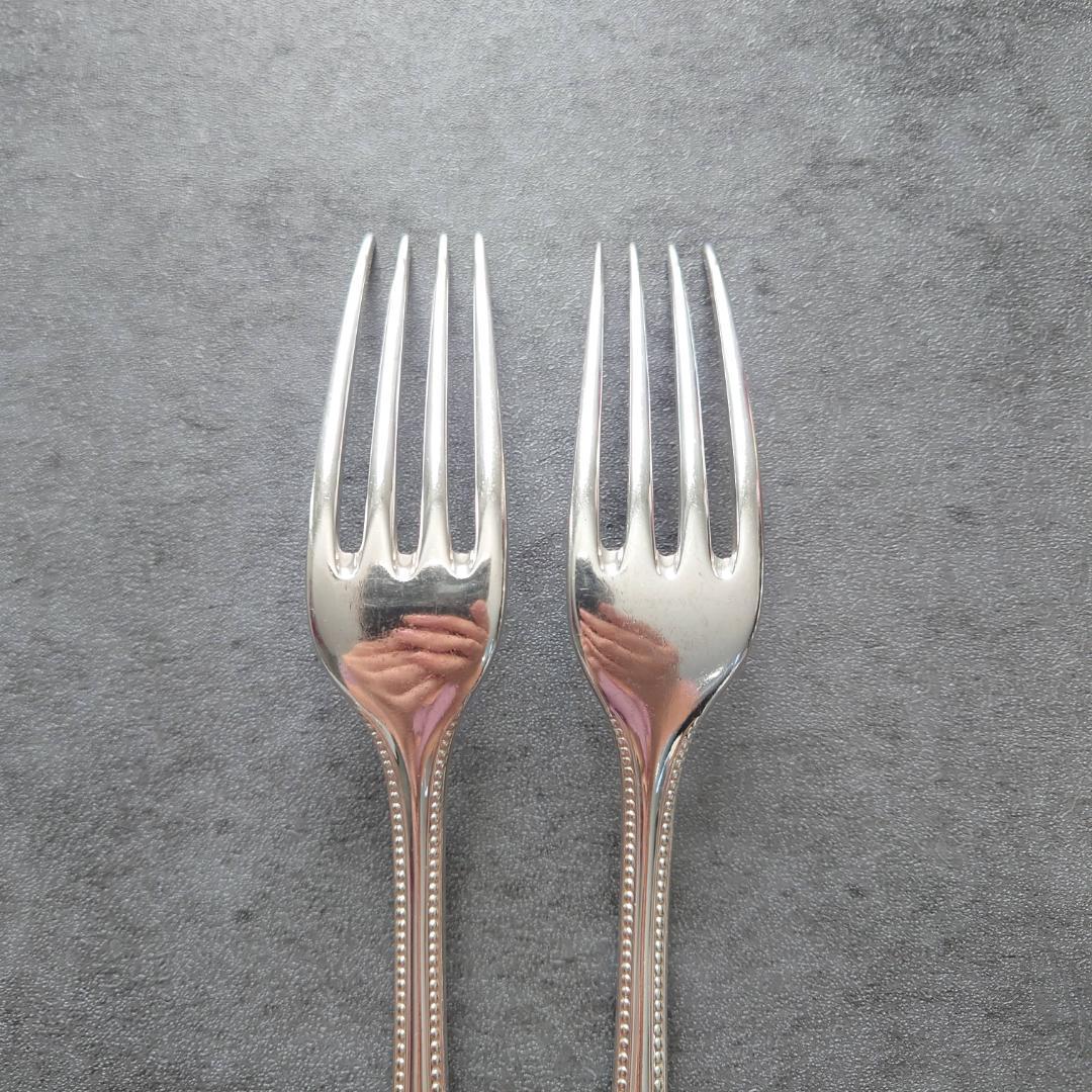 希少 クリストフル パール スタンダードフォーク 2点