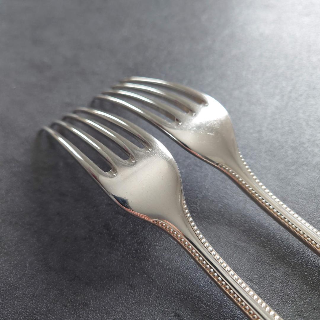 希少 クリストフル パール スタンダードフォーク 2点