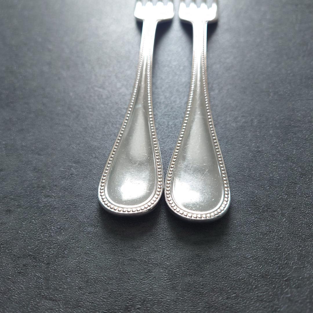 希少 クリストフル パール スタンダードフォーク 2点