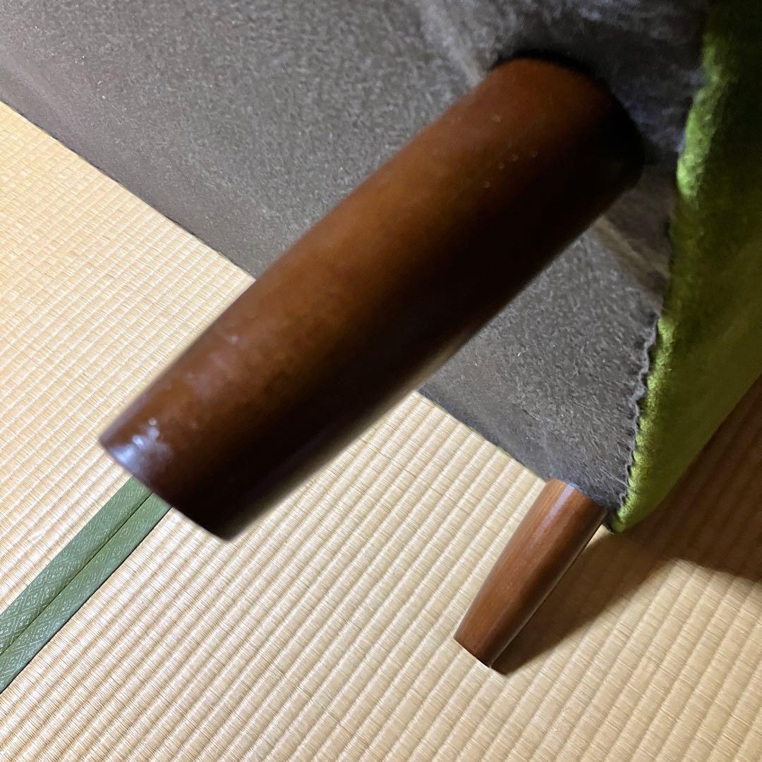 カリモク60 ロビーチェア 3シーター モケットグリーン