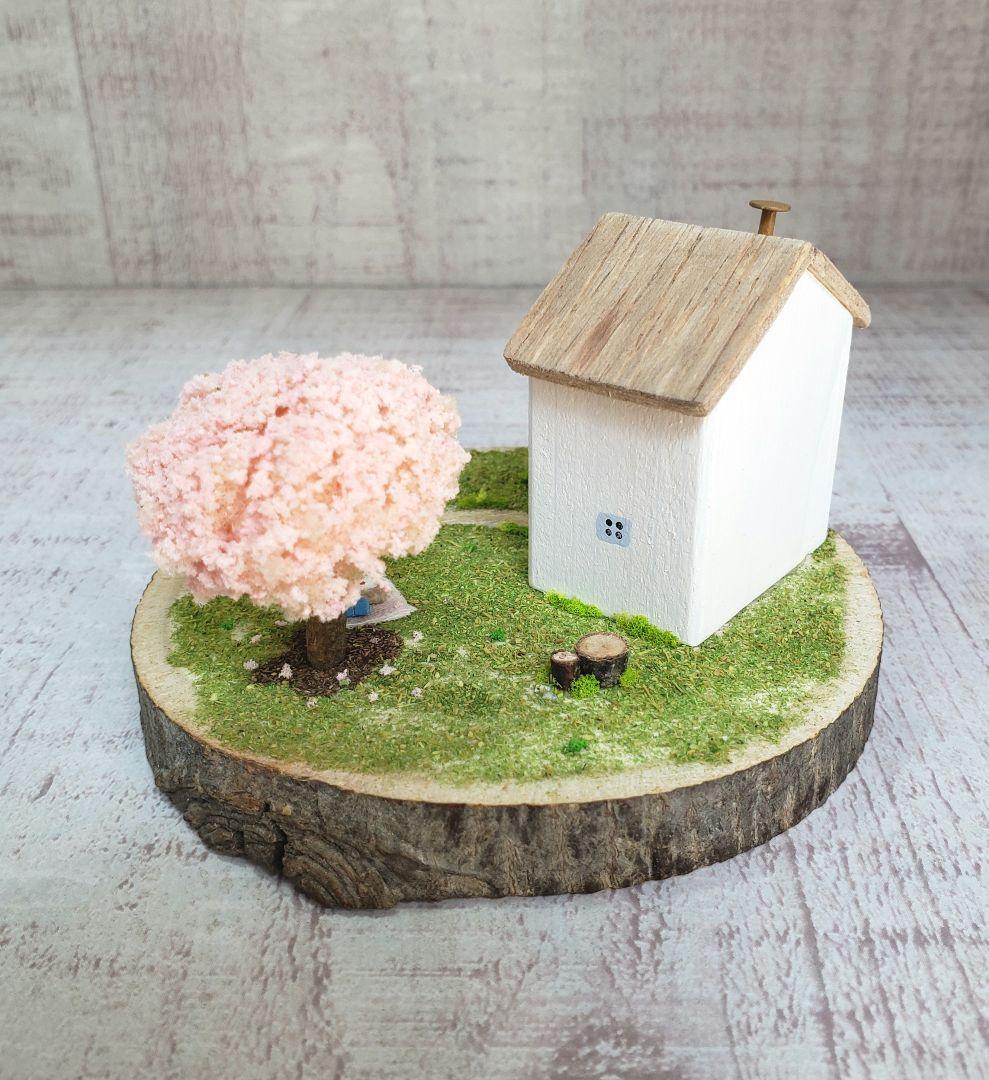 *ころころほたる様お取り置き3点*ミモザのある風景｜ミニチュア｜ ハンドメイド