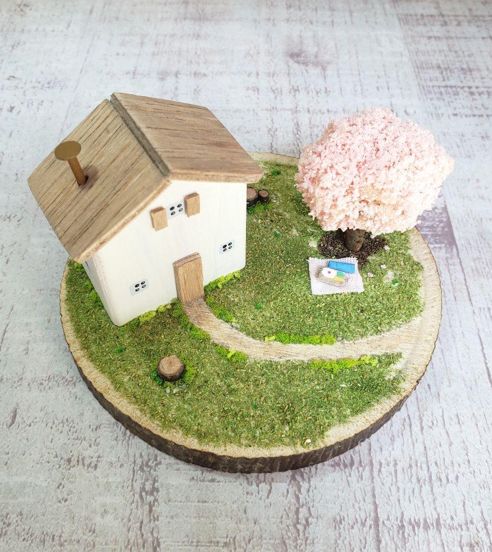 *ころころほたる様お取り置き3点*ミモザのある風景｜ミニチュア｜ ハンドメイド