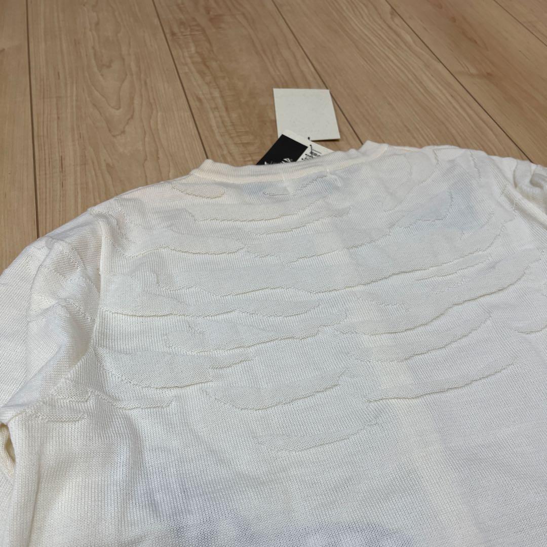 わちふぃーるど　雲模様ニットカーデ　LF 白(アイボリー) ヴィンテージ