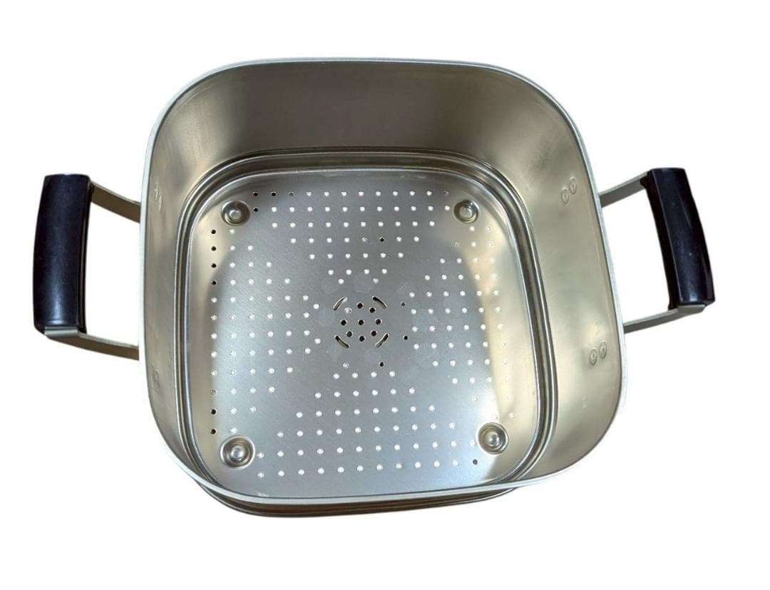 日本アルミ ツルマル印 角型蒸し器 3段 24㎝ 新品/未使用 日本製