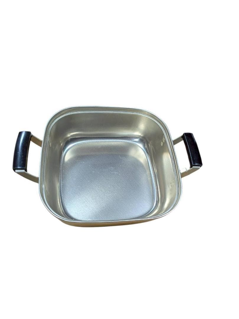 日本アルミ ツルマル印 角型蒸し器 3段 24㎝ 新品/未使用 日本製