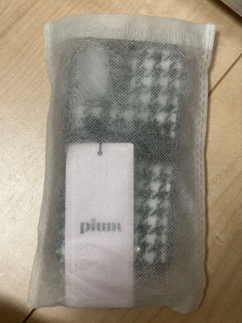 pium 千鳥柄フロントリボンiPhoneケース
