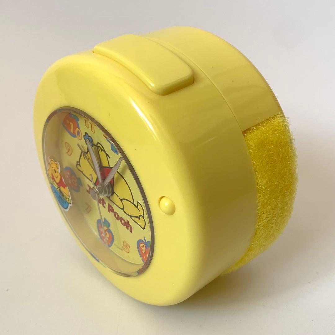 未使用 くまのプーさん アラーム時計 ぬいぐるみ付き