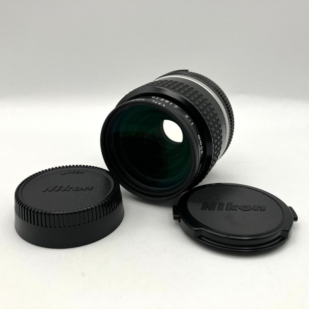 美品 Nikon NIKKOR 35mm F2 単焦点レンズ ニコン