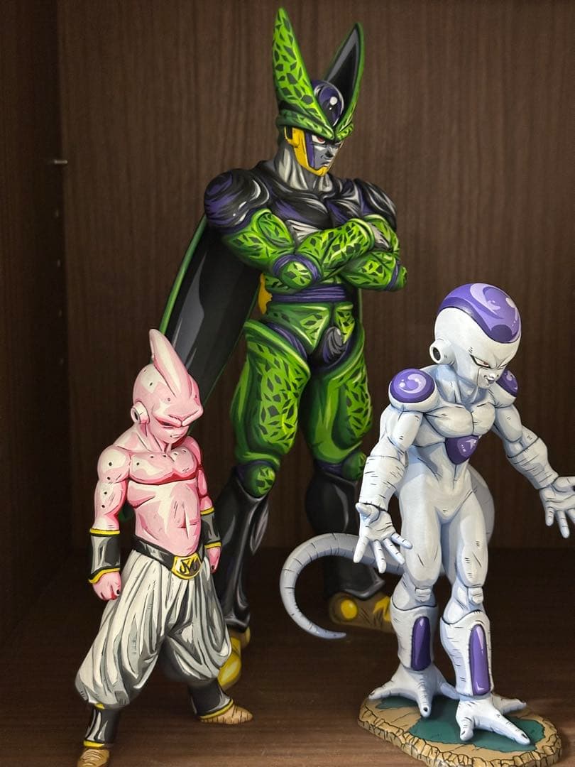 ドラゴンボール　フリーザ　セル　ブウ　リペイント　3体セット