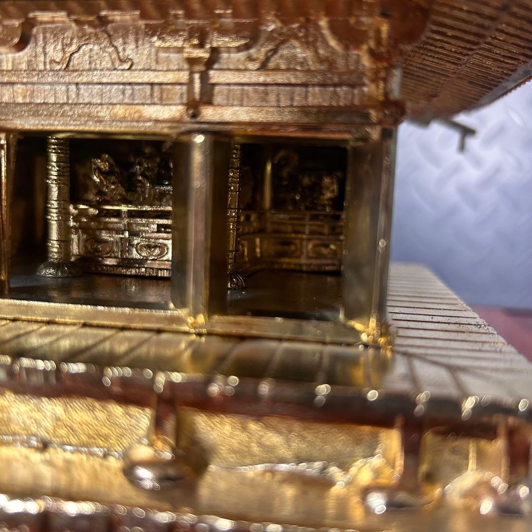 【超希少！】NHK 大河ドラマ 炎立つ 完全予約販売 金色堂 置物 1993年