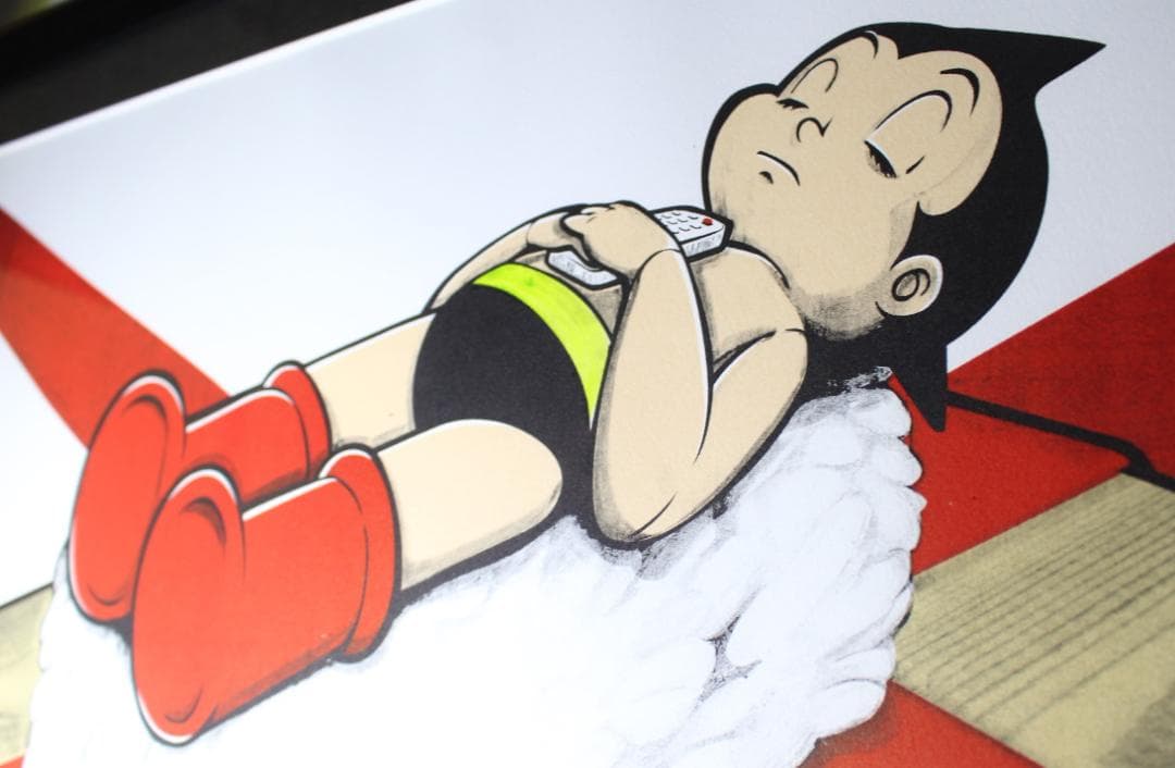 ASTRO BOY 鉄腕アトム リトグラフ Ed25/60 CI MANGA//