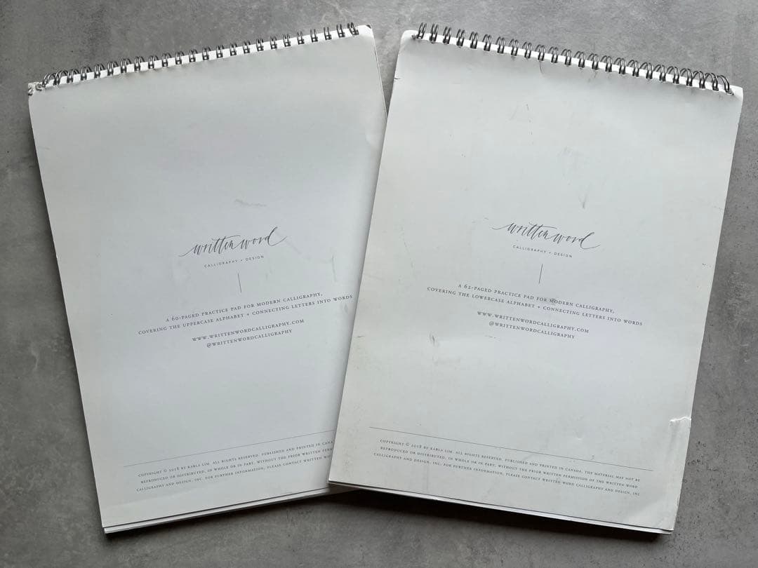 モダンカリグラフィー Practice Pad 2冊セット