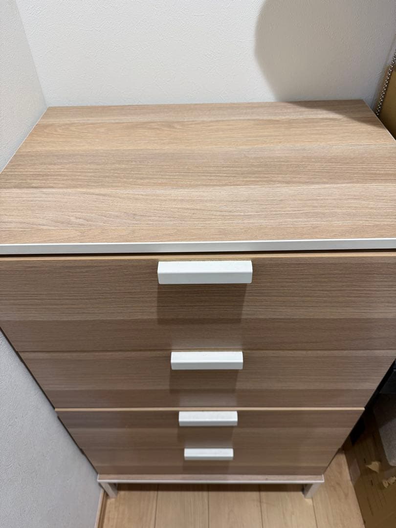 【完成品】IKEA 4段チェスト 3/24迄の限定出品！組み立て不要・即発送