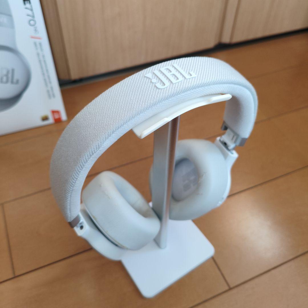 JBL LIVE 770NC ワイヤレスヘッドホン ホワイト