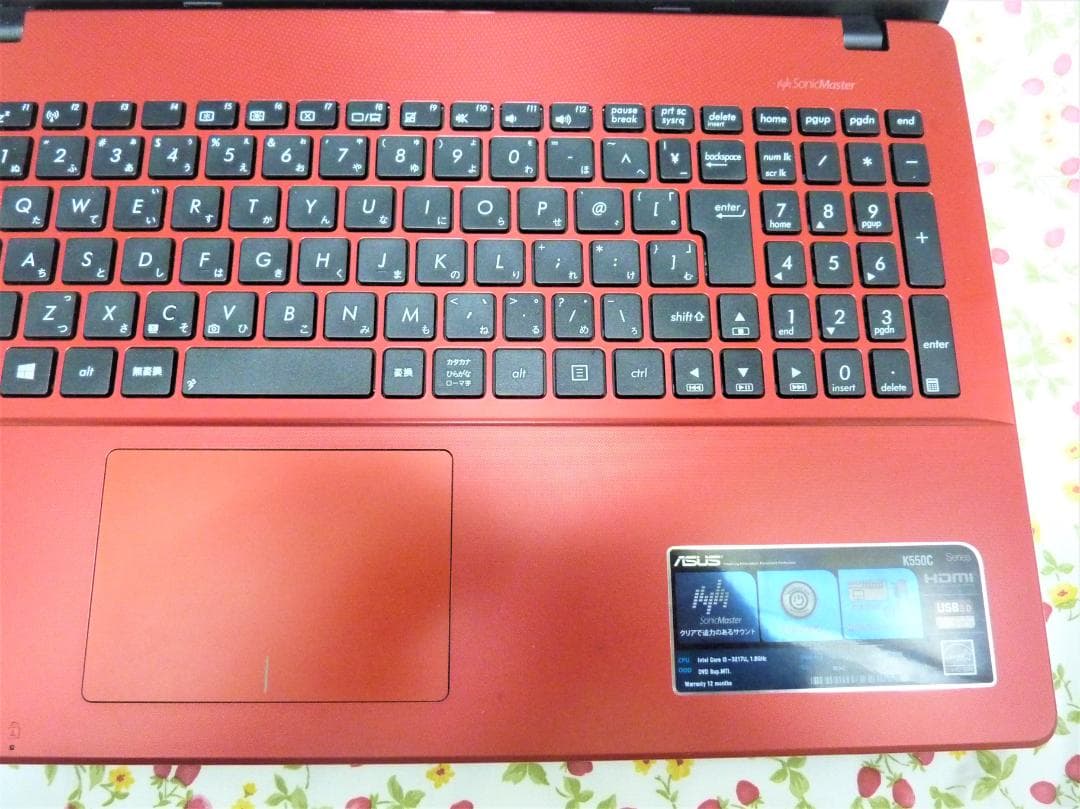 ASUS　ノートPC　K550CA-RED　Core i3　Office