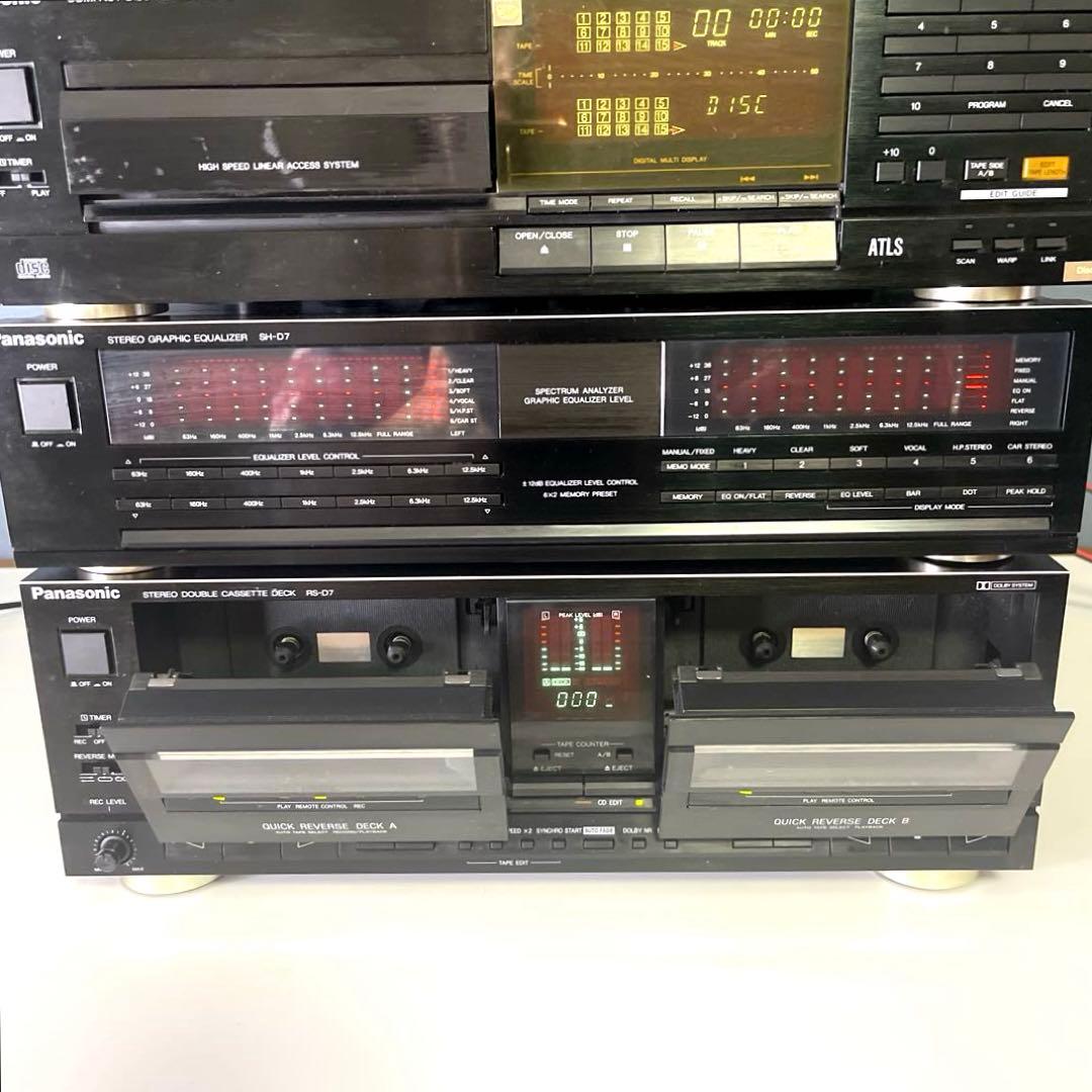 『Panasonic』システムコンポSC-D7バブルコンポ 本体のみ