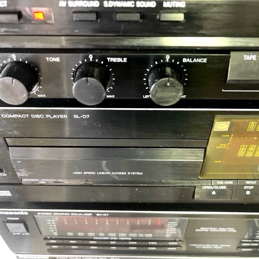 『Panasonic』システムコンポSC-D7バブルコンポ 本体のみ