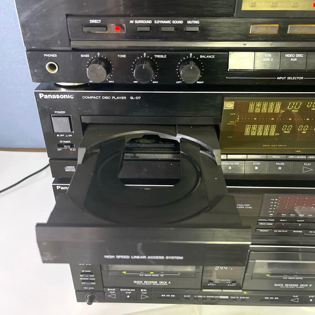 『Panasonic』システムコンポSC-D7バブルコンポ 本体のみ