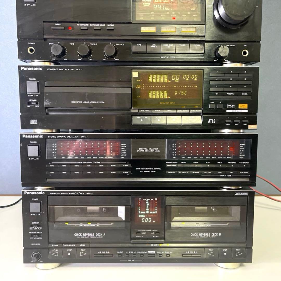 『Panasonic』システムコンポSC-D7バブルコンポ 本体のみ