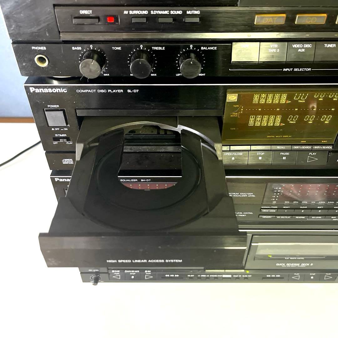 『Panasonic』システムコンポSC-D7バブルコンポ 本体のみ