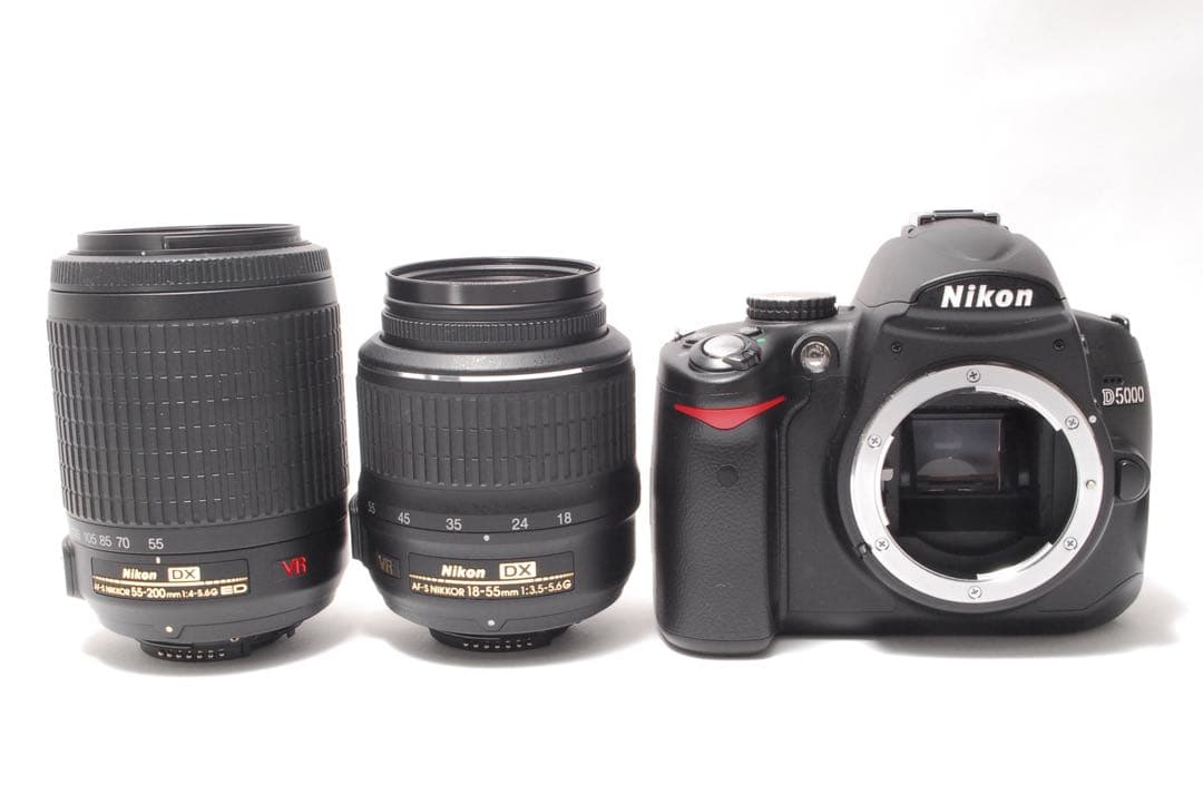 Nikon D5000 ダブルレンズ スマホ転送OK 初心者おすすめ 高画質