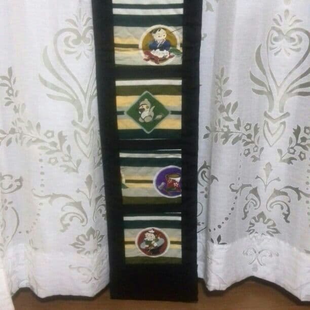 端午の節句 壁掛け タペストリー 着物 和柄