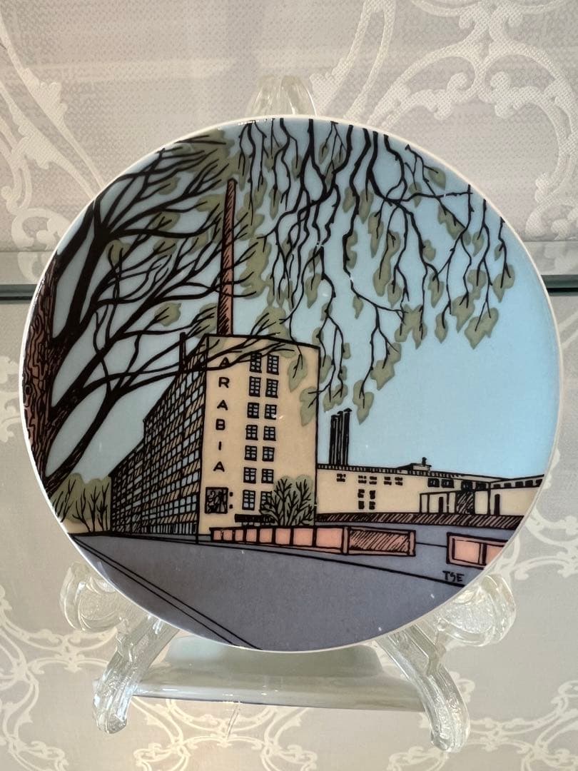 【pupu①希少　アラビア　工場見学　ファクトリー　ビジット　プレート】