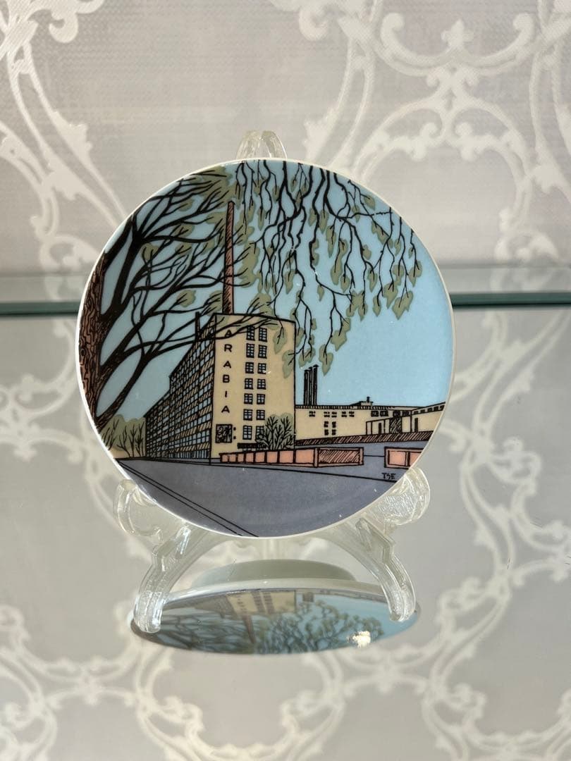 【pupu①希少　アラビア　工場見学　ファクトリー　ビジット　プレート】