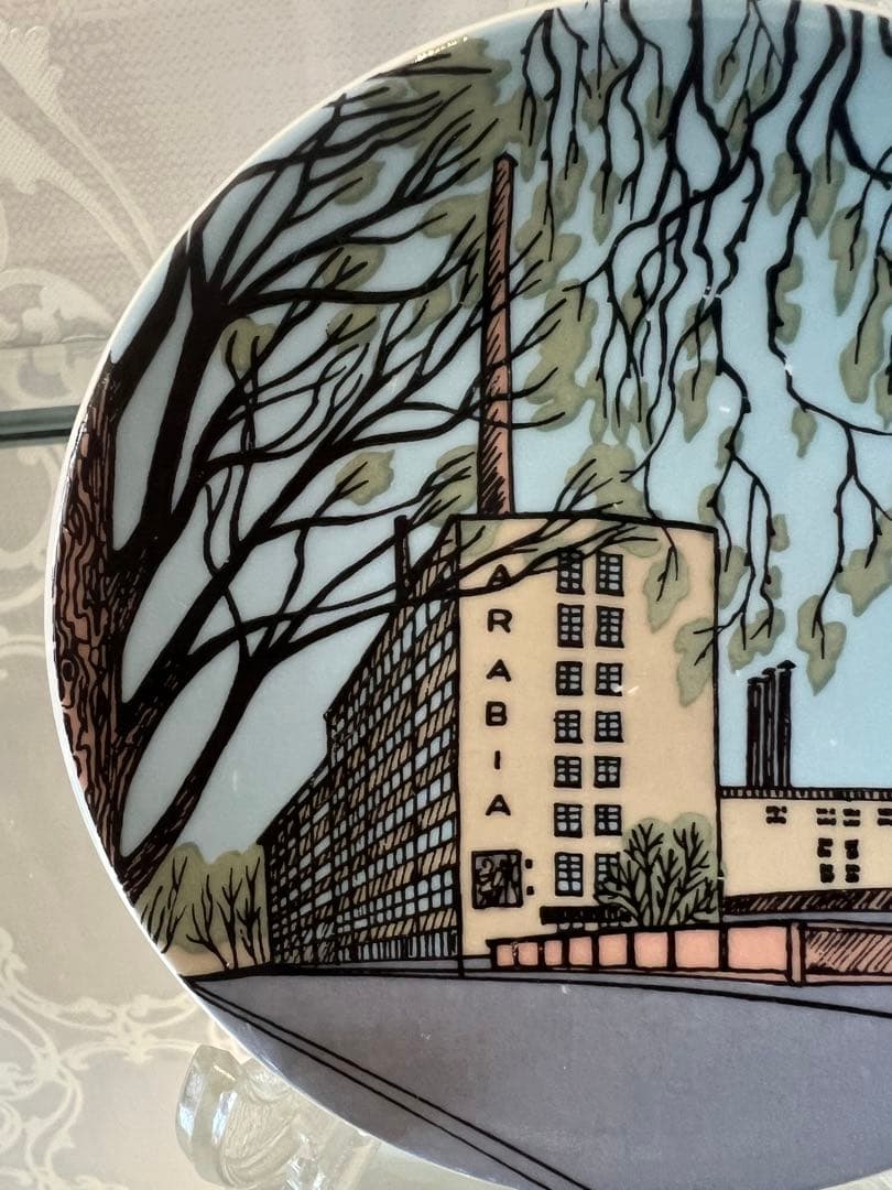 【pupu①希少　アラビア　工場見学　ファクトリー　ビジット　プレート】