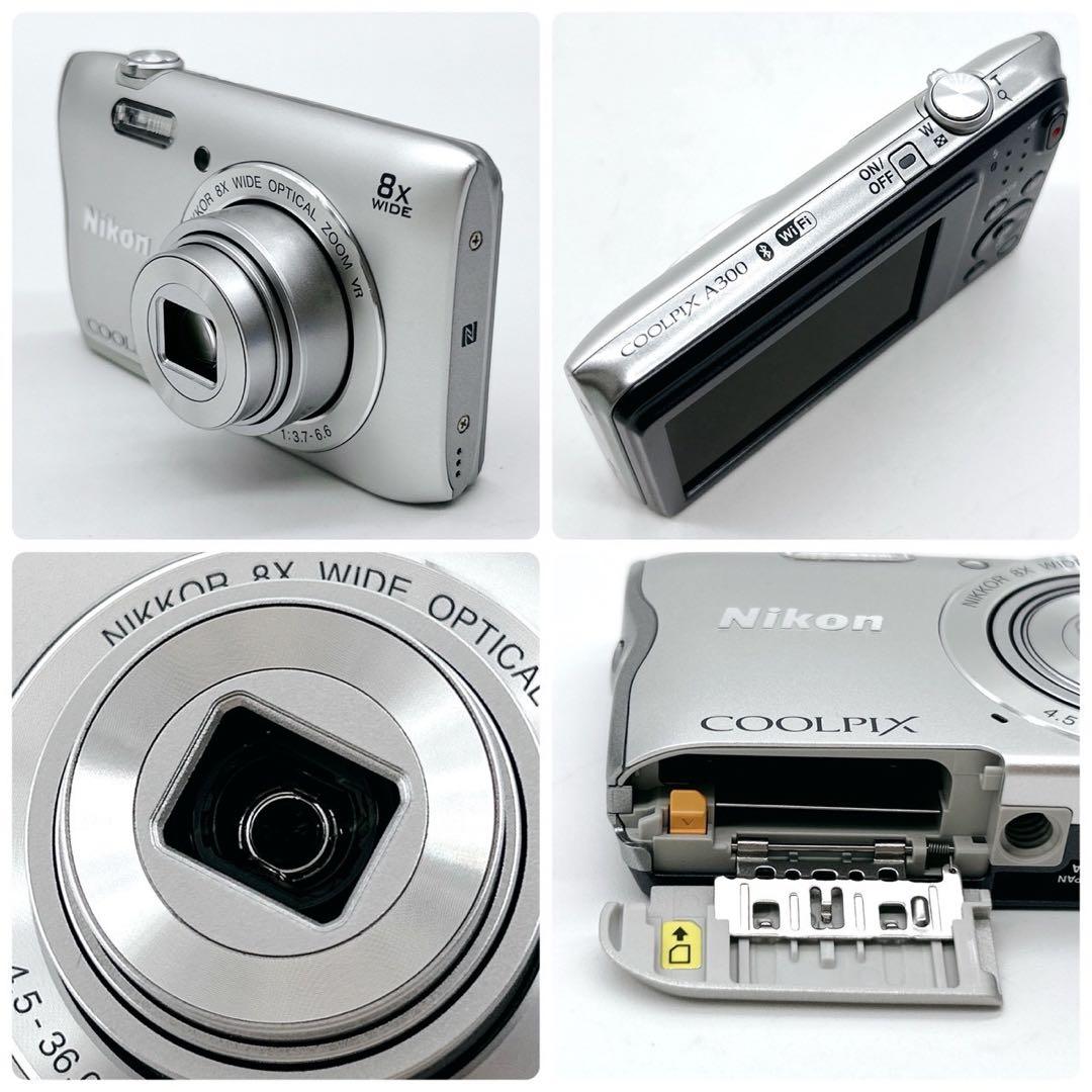 Nikon ニコン COOLPIX A300 シルバー デジカメ 箱付き 極美品