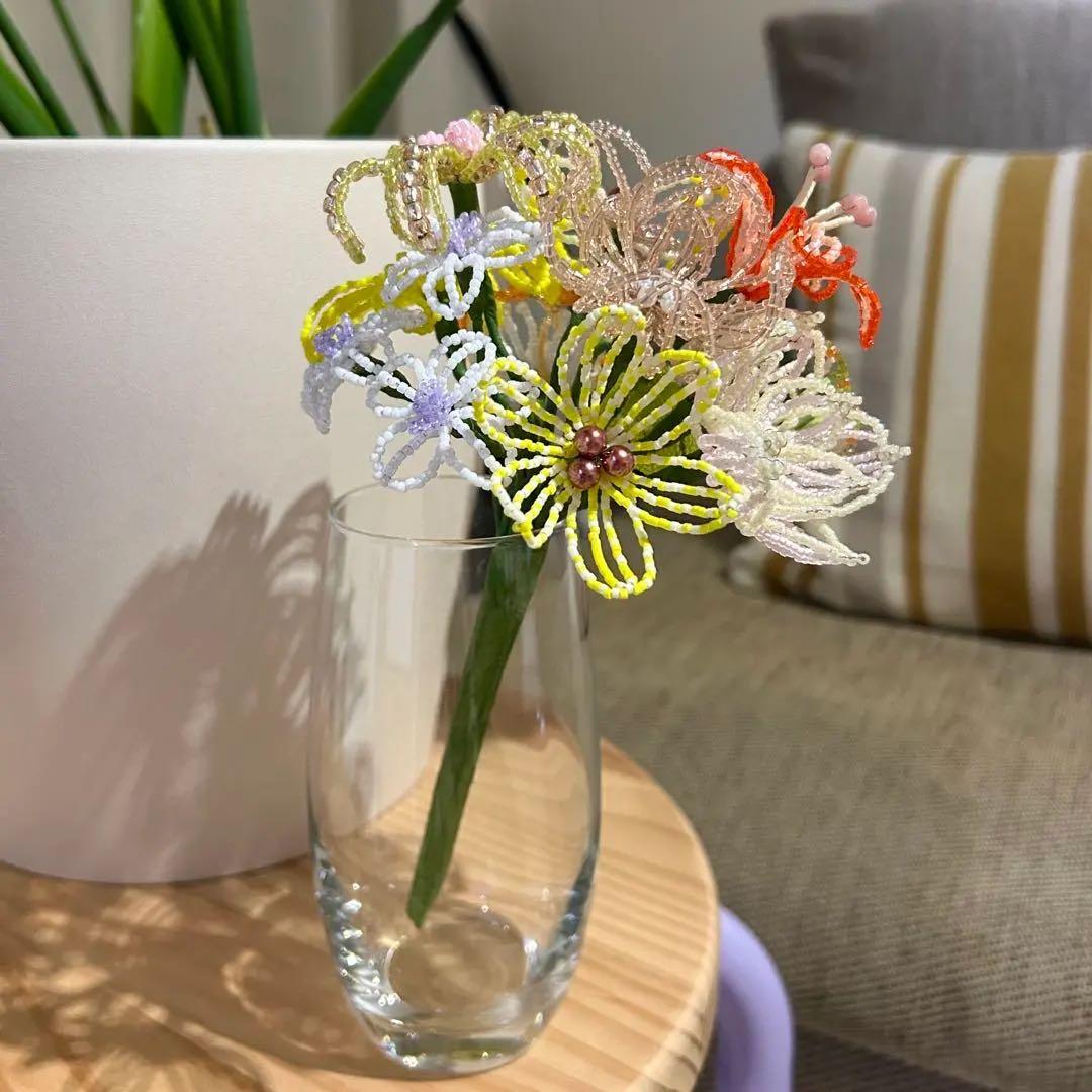 ビーズフラワーブーケ