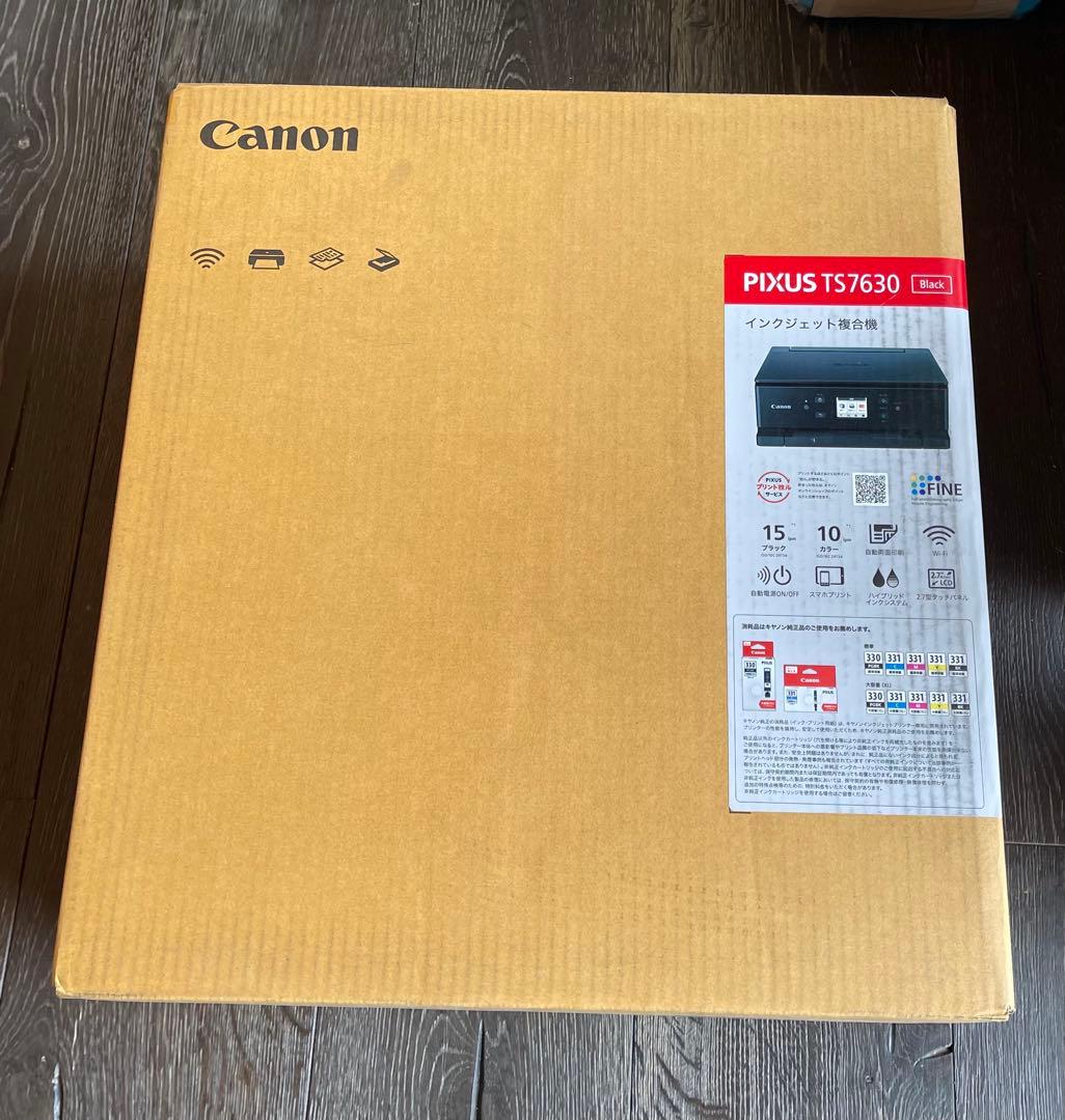 Canon PIXUS TS7630 ブラック 本体　新品未開封