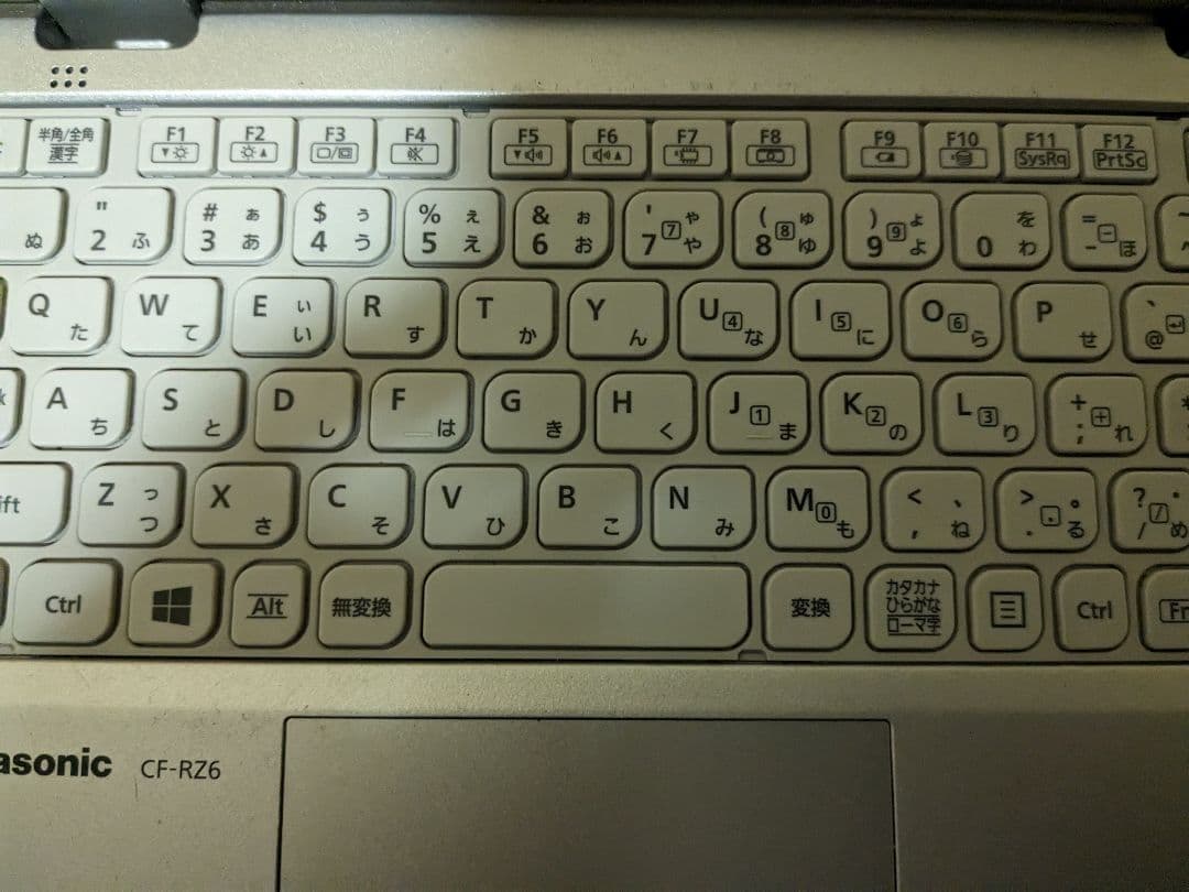 レッツノート Let's note CF-RZ6　メモリ8GB、SSD256GB