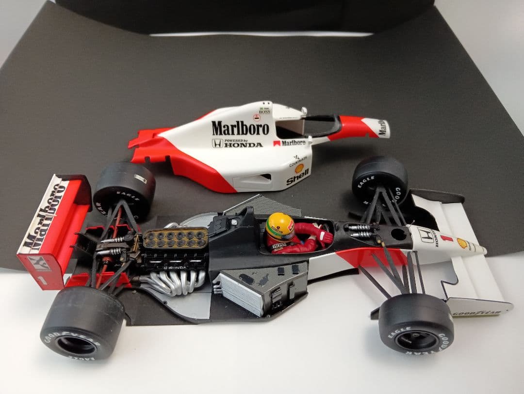 アイルトンセナマクラーレン ホンダ 1/20 ジオラマ