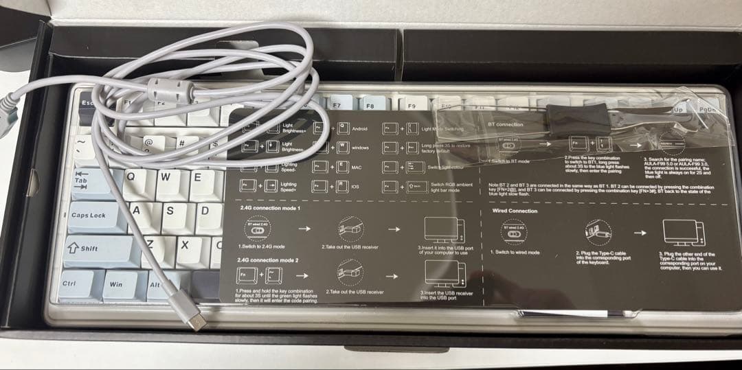 EPOMAKER x AULA F99 ワイヤレス メカニカルキーボード