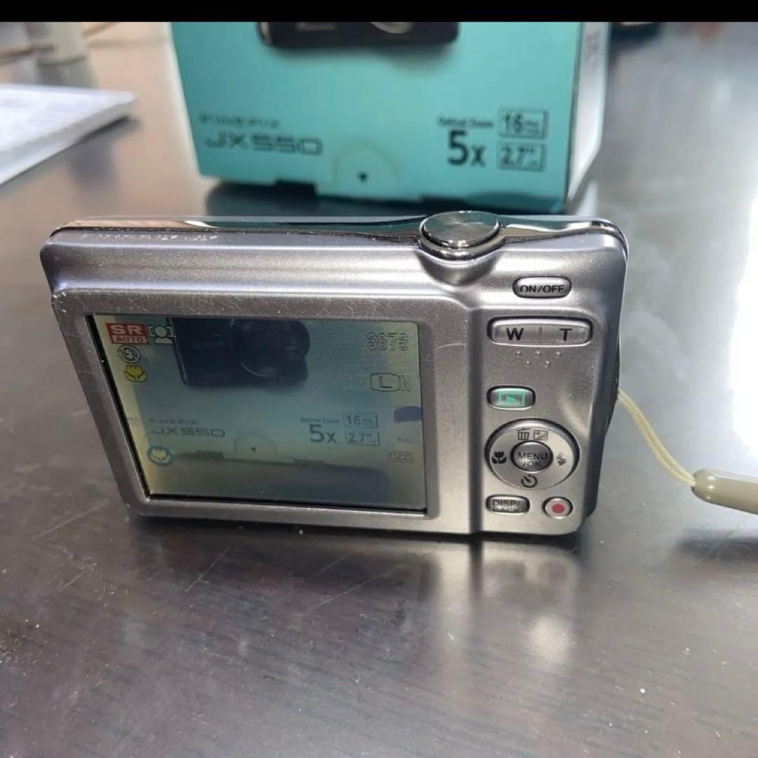 富士フイルム FinePix JX550（シルバー） コンパクトデジタルカメラ