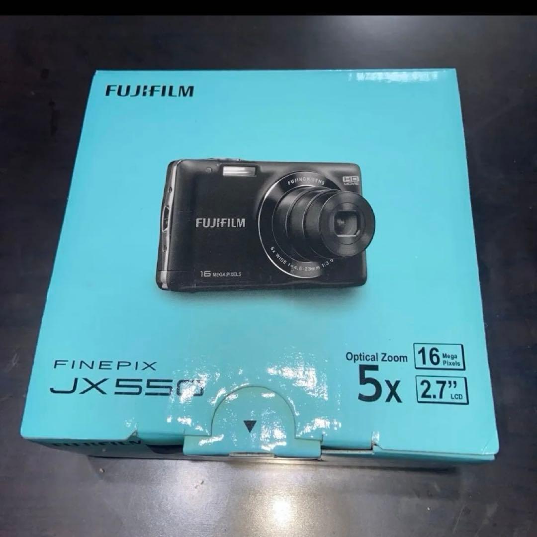 富士フイルム FinePix JX550（シルバー） コンパクトデジタルカメラ