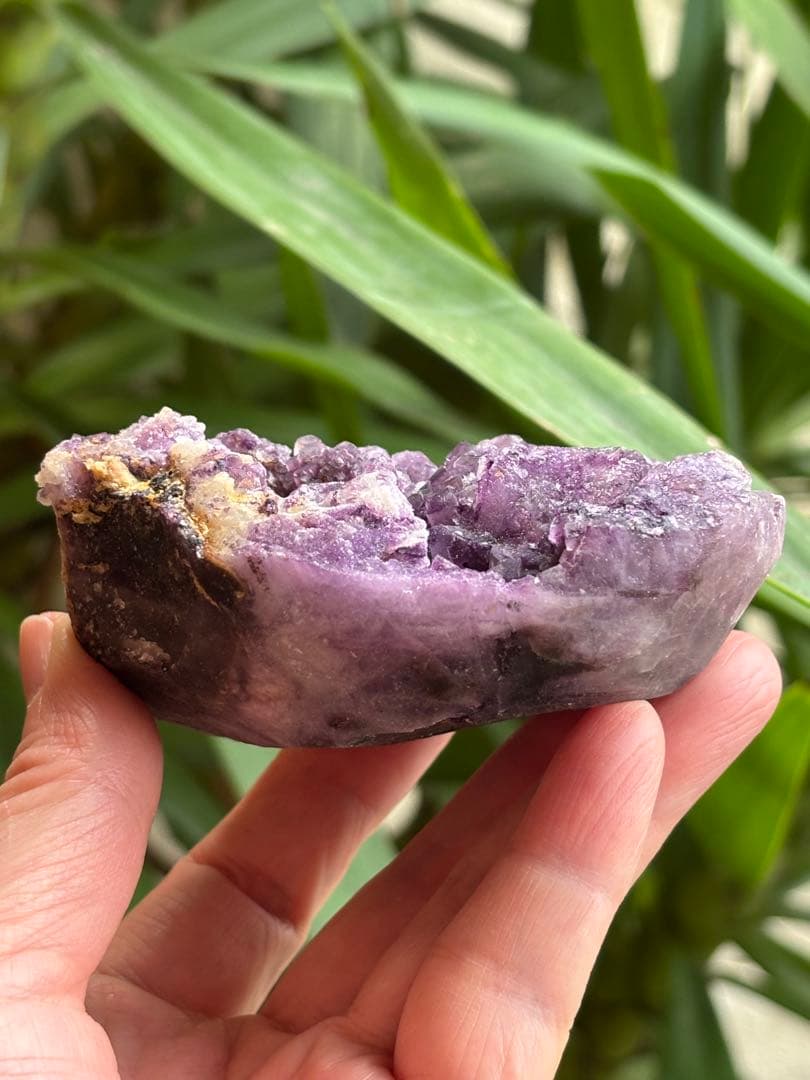 中国安徽省　安徽省フローライト　386g パープル