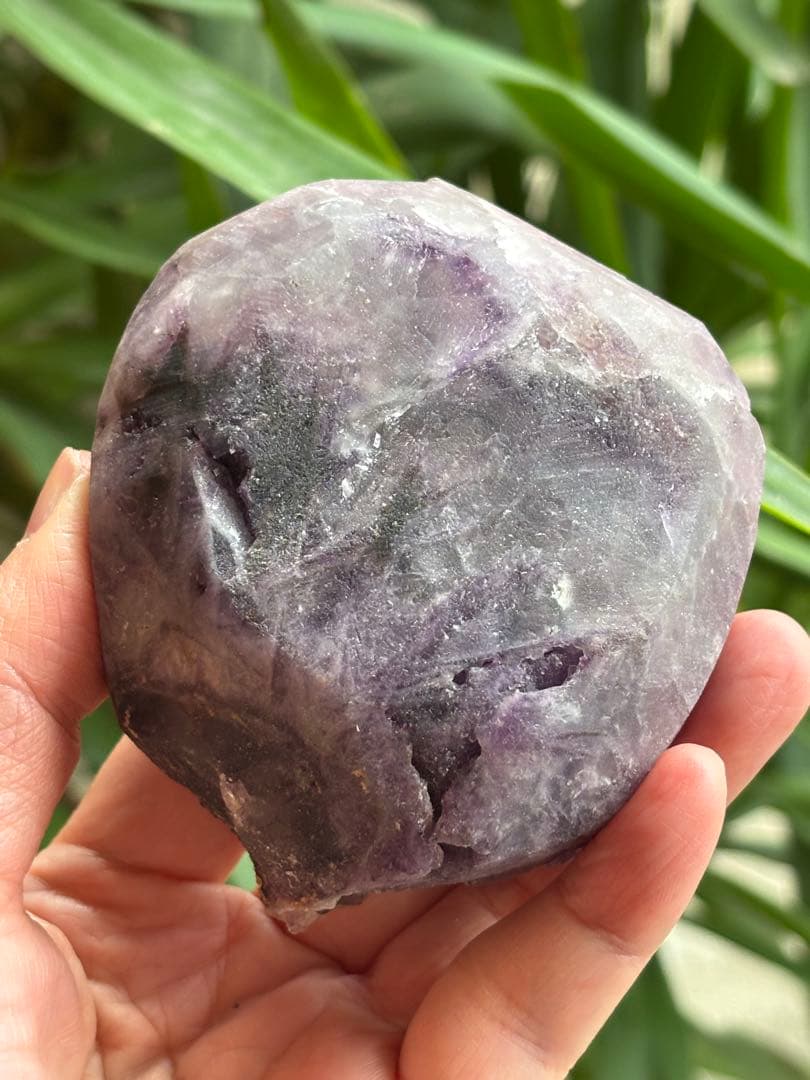 中国安徽省　安徽省フローライト　386g パープル