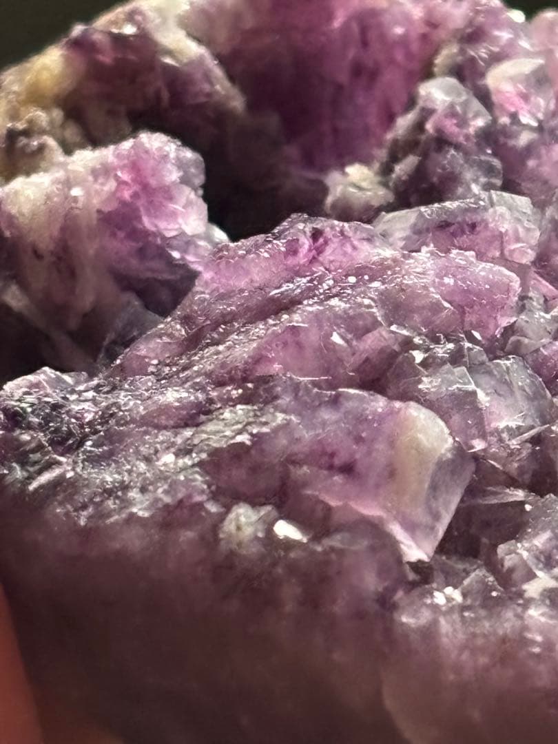 中国安徽省　安徽省フローライト　386g パープル