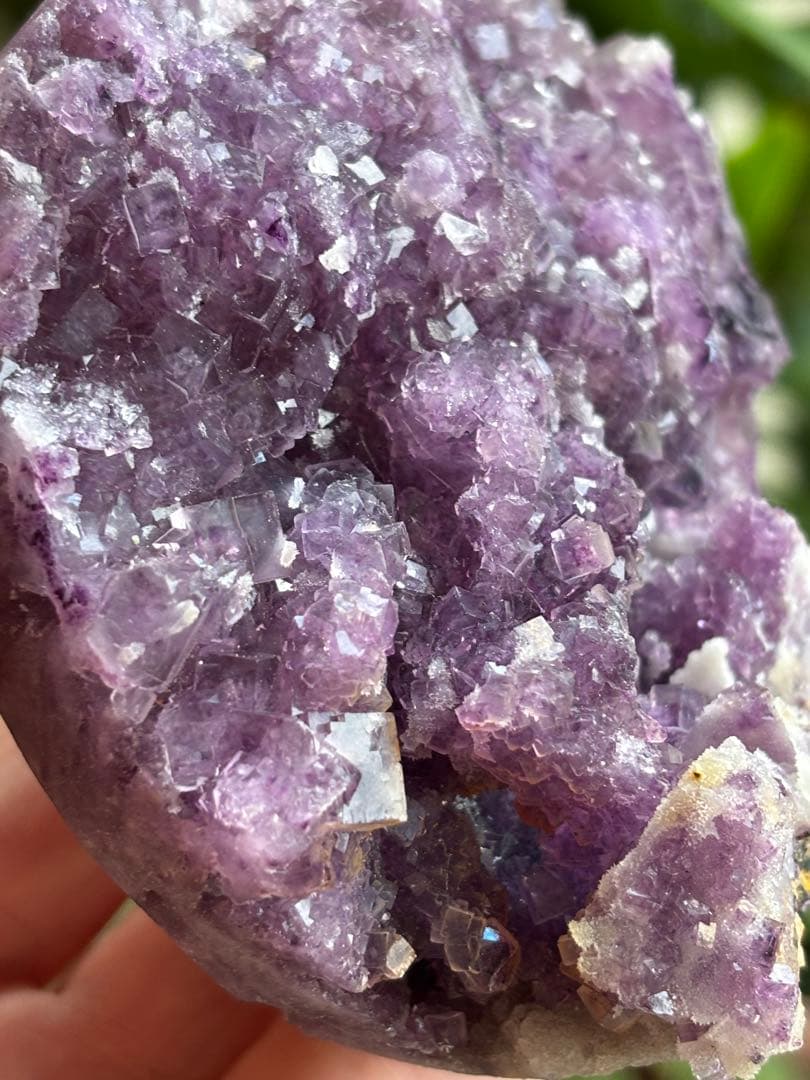 中国安徽省　安徽省フローライト　386g パープル