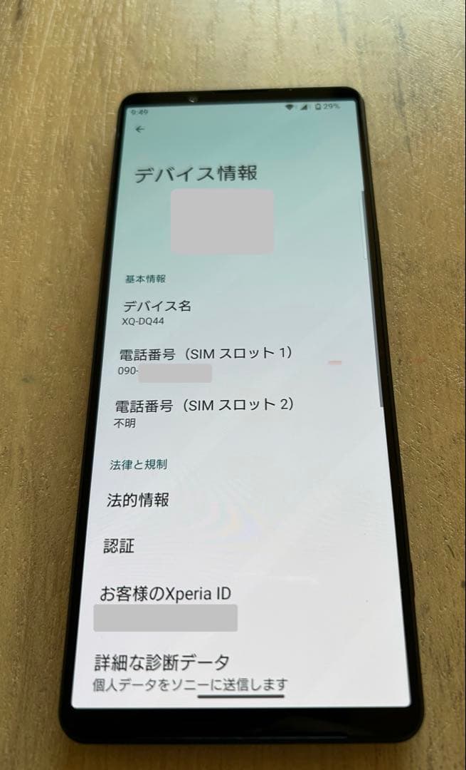 Sony Xperia 1 Ⅴ 512GB 国内版 SIMフリー XQ-DQ44