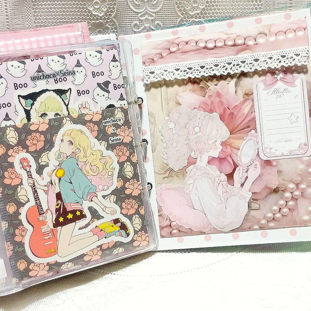 おすそ分けファイル♡ガール 紙もの ファンシー コラージュ