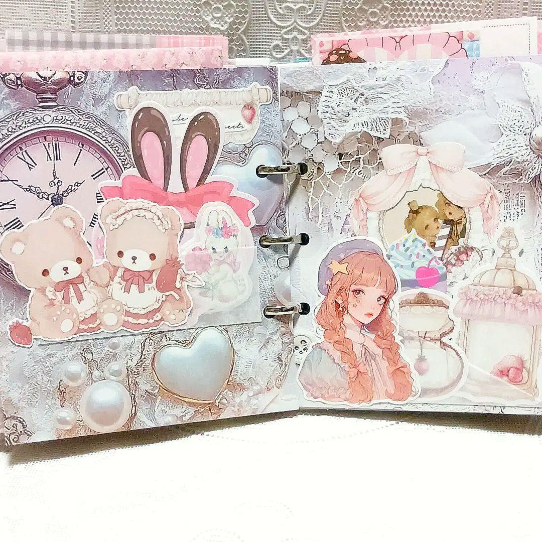 おすそ分けファイル♡ガール 紙もの ファンシー コラージュ