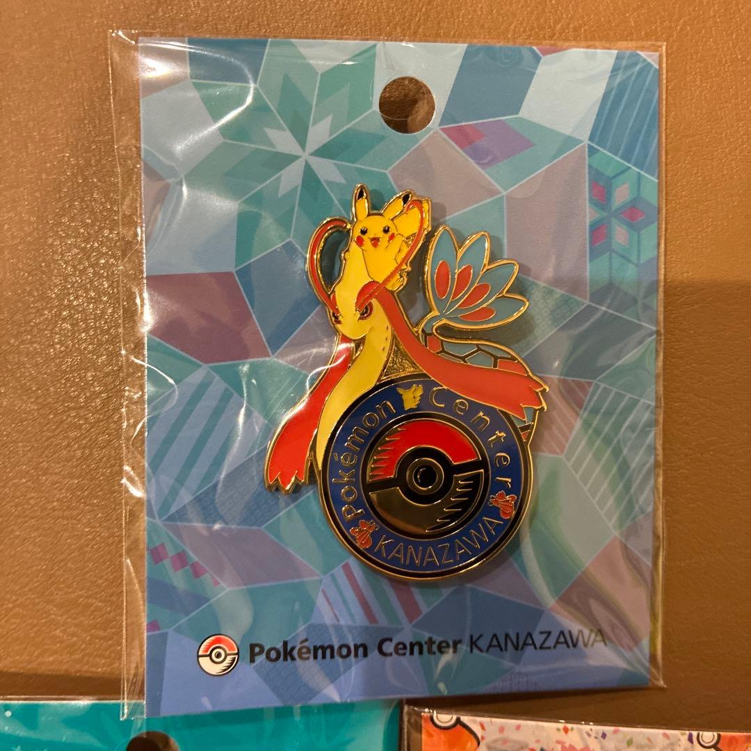 ⭐️ポケモンセンター　ロゴピンズ　ミロカロス　レックウザ　３点セット　ピンバッチ