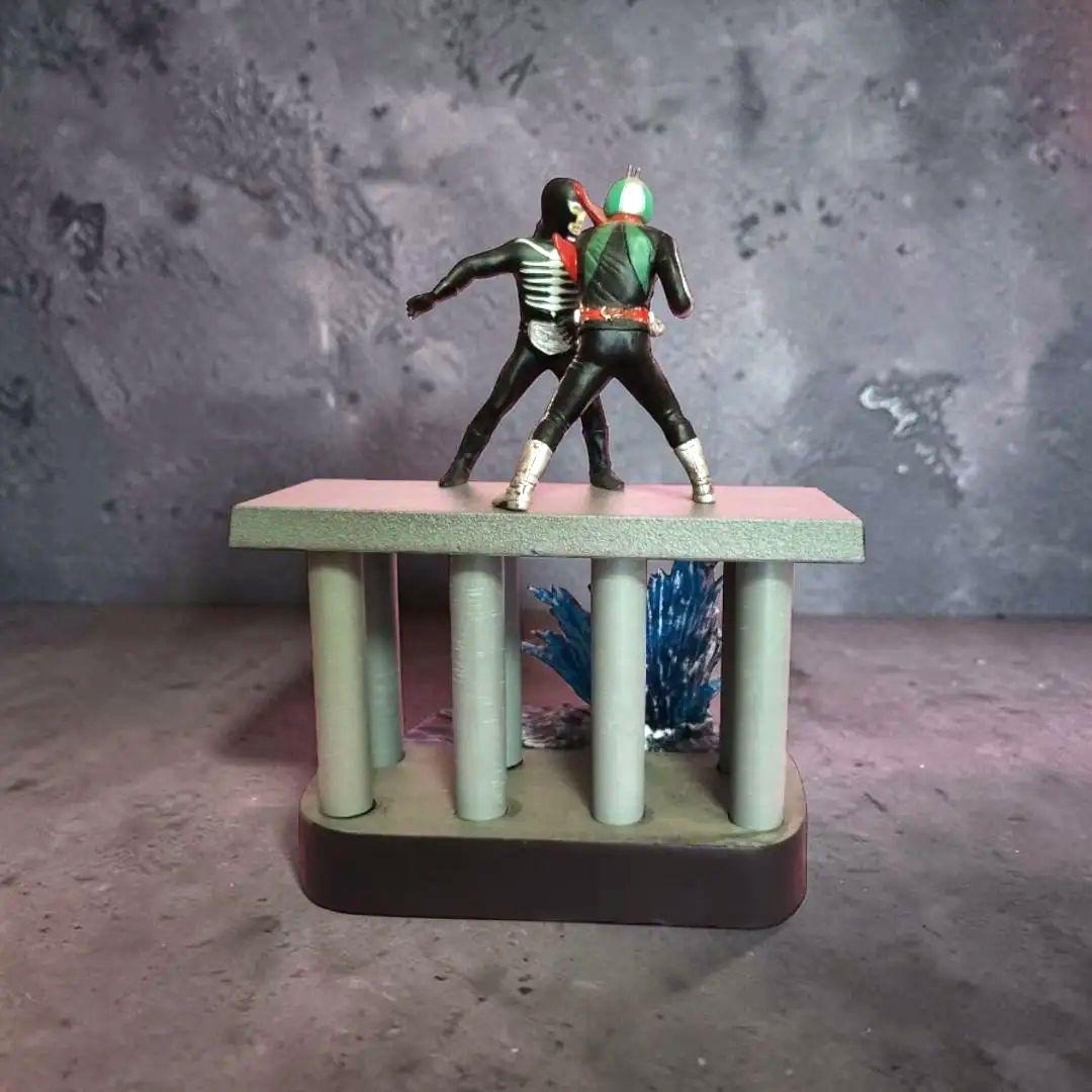 仮面ライダー戦闘シーン　フィギア　ジオラマ【希少】