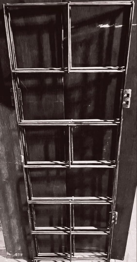 【中古美品】無骨なアイアン脚2点1セット　イベント什器 アイアンラック