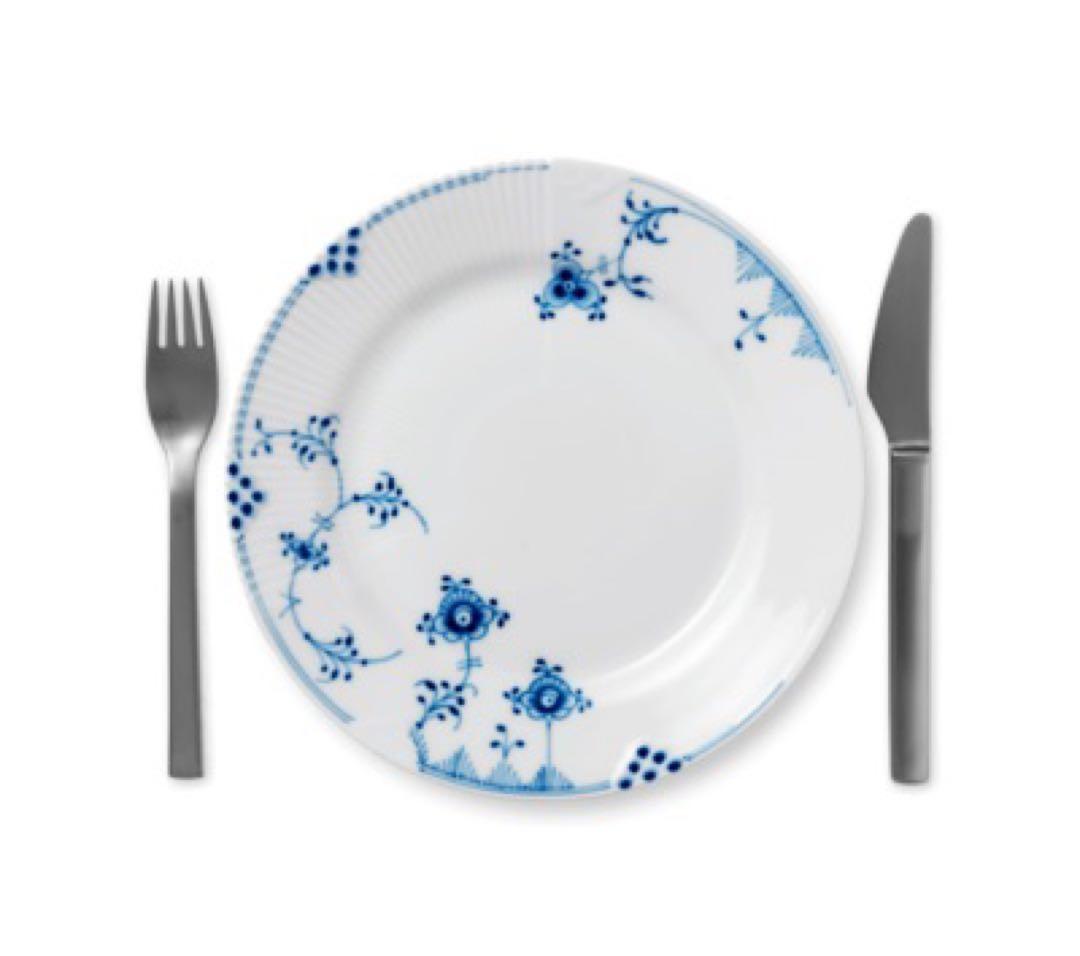 ＜新品・未使用＞ロイヤルコペンハーゲン・ブルーエレメンツ・プレートφ22cm