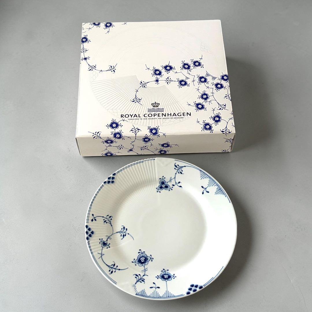 ＜新品・未使用＞ロイヤルコペンハーゲン・ブルーエレメンツ・プレートφ22cm