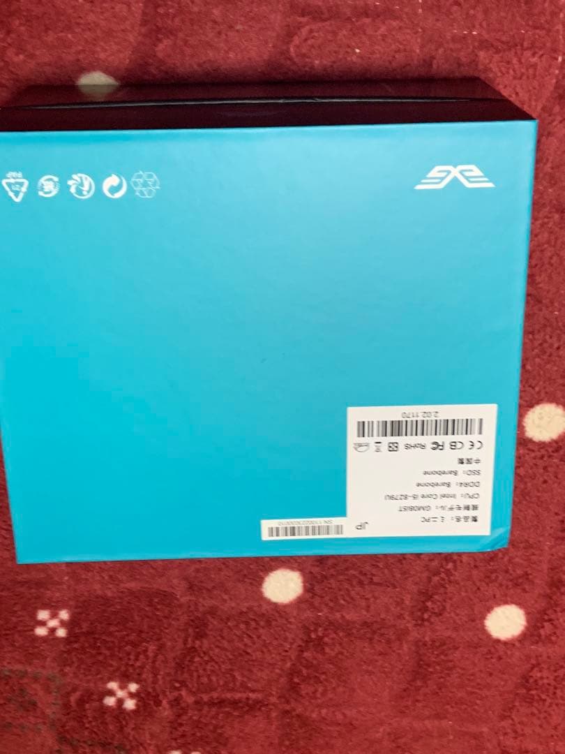 ミニPC GM08i5T 第8世代Core i5 ベアボーン（内部未接触）